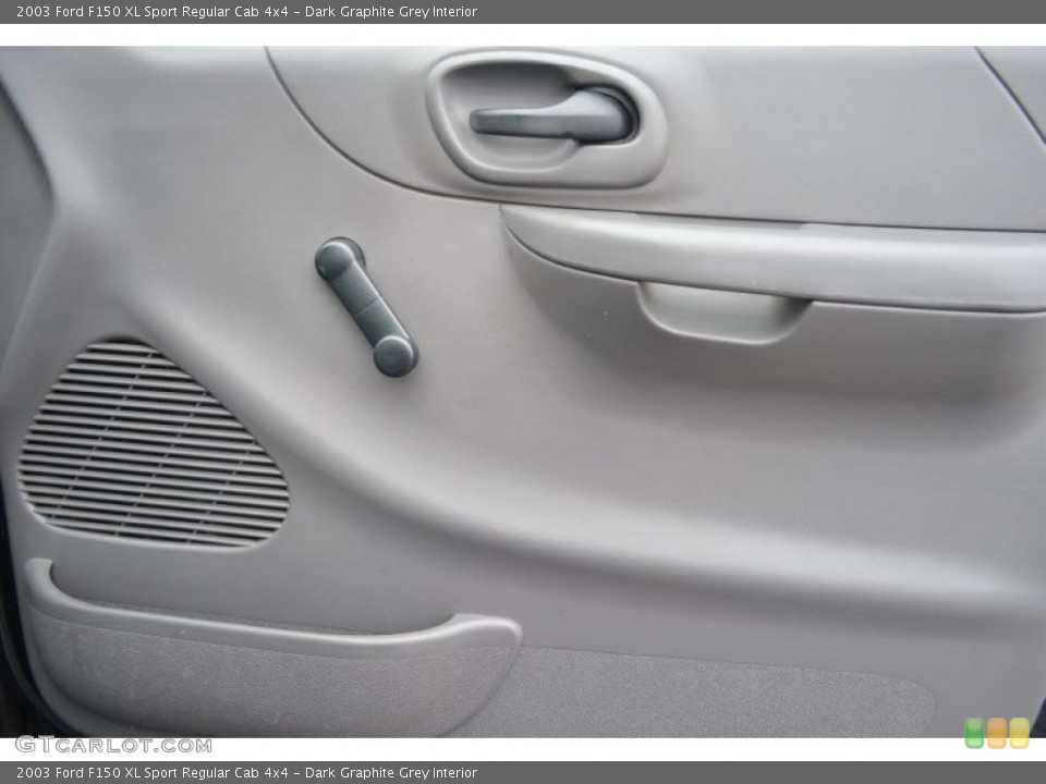 Dark Graphite Grey Interior Door Panel for the 2003 Ford F150 XL Sport Regular Cab 4x4 #77965181