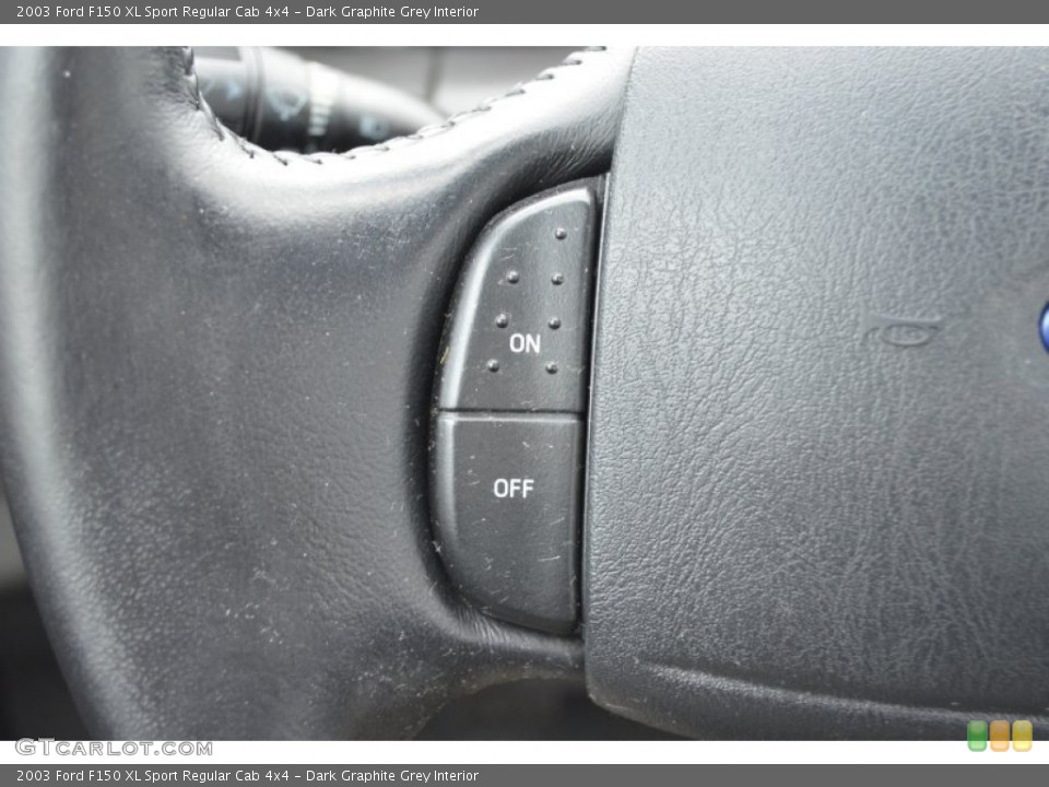 Dark Graphite Grey Interior Controls for the 2003 Ford F150 XL Sport Regular Cab 4x4 #77965331