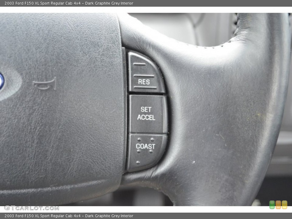 Dark Graphite Grey Interior Controls for the 2003 Ford F150 XL Sport Regular Cab 4x4 #77965361