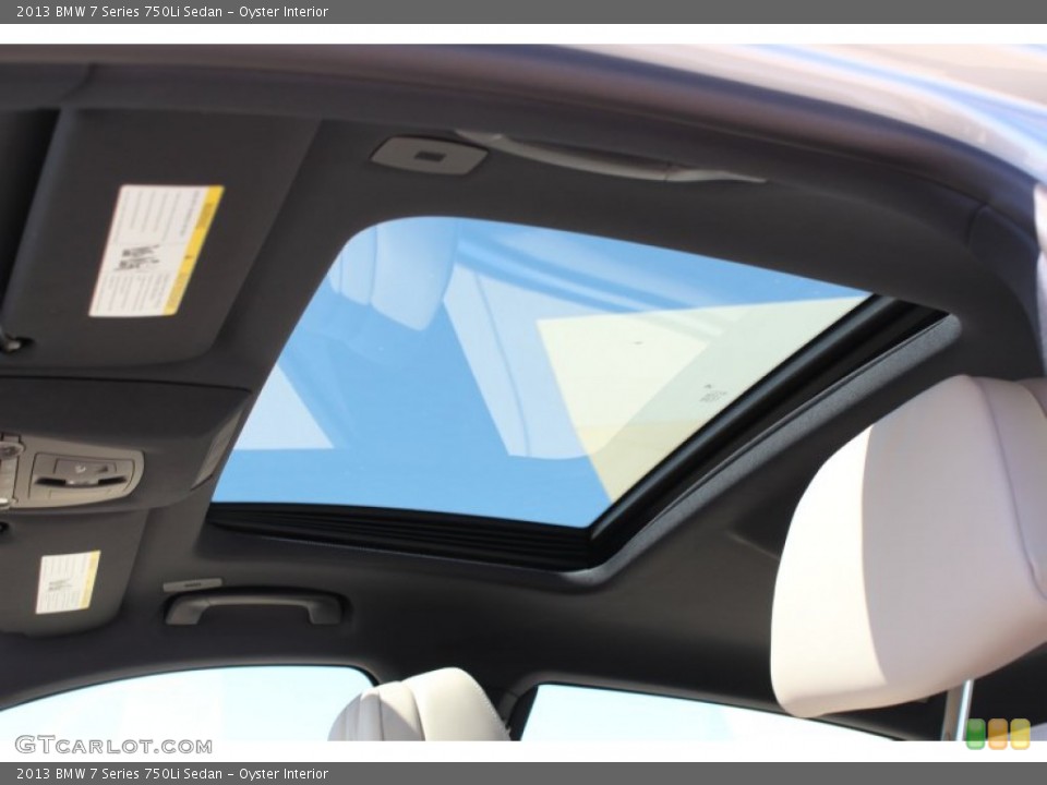 Oyster Interior Sunroof for the 2013 BMW 7 Series 750Li Sedan #77965389