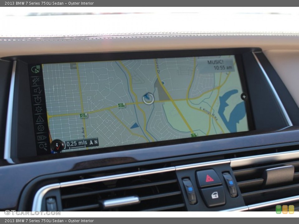 Oyster Interior Navigation for the 2013 BMW 7 Series 750Li Sedan #77965415
