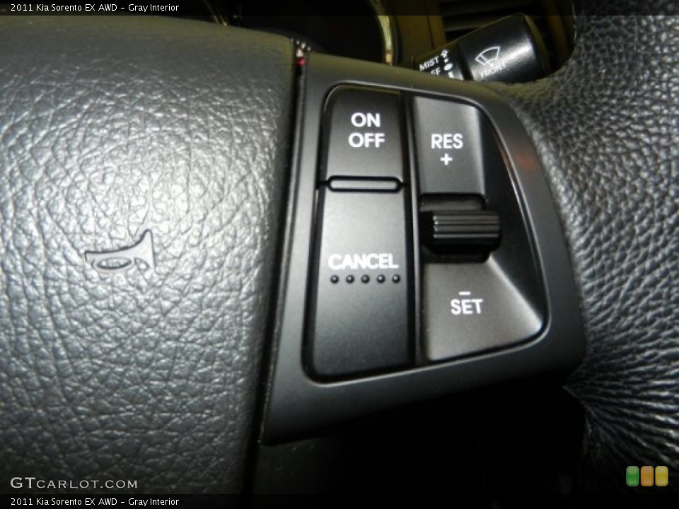 Gray Interior Controls for the 2011 Kia Sorento EX AWD #77965977