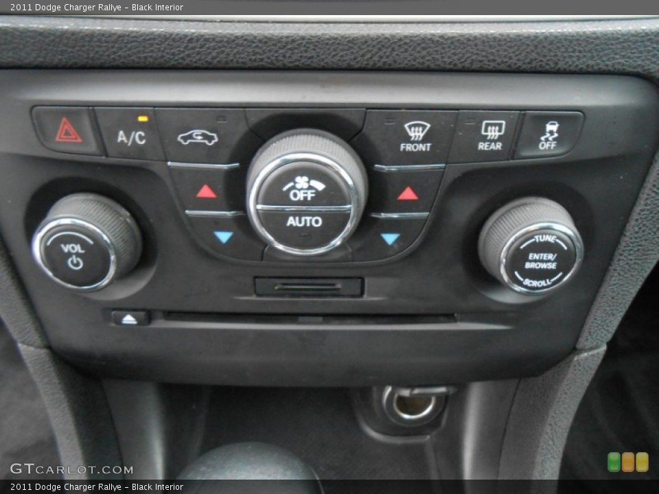 Black Interior Controls for the 2011 Dodge Charger Rallye #77966135