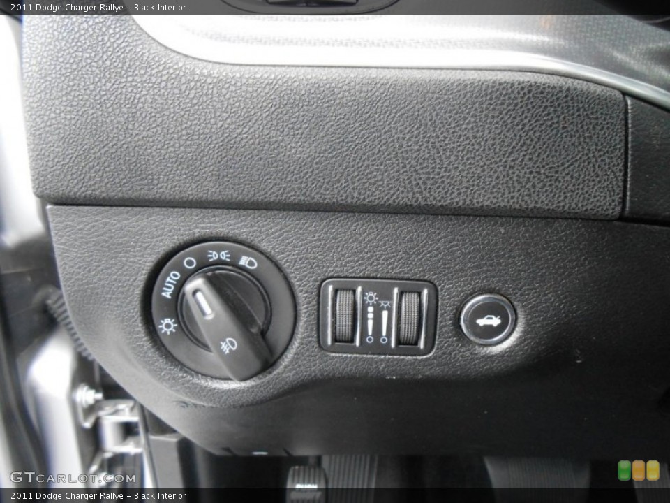 Black Interior Controls for the 2011 Dodge Charger Rallye #77966255