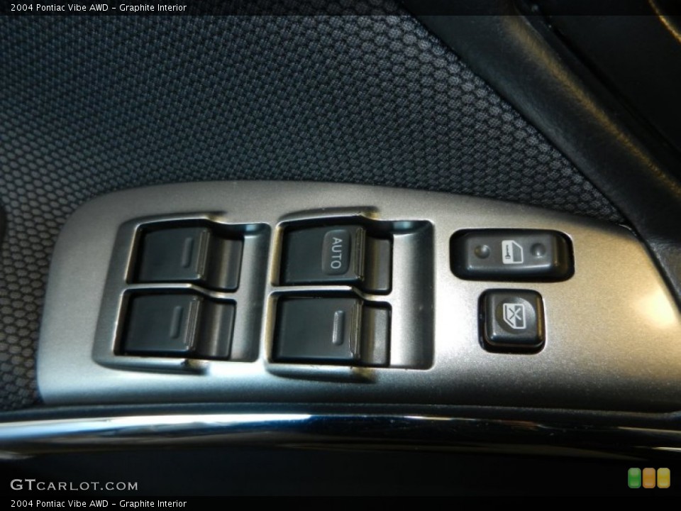 Graphite Interior Controls for the 2004 Pontiac Vibe AWD #77966614