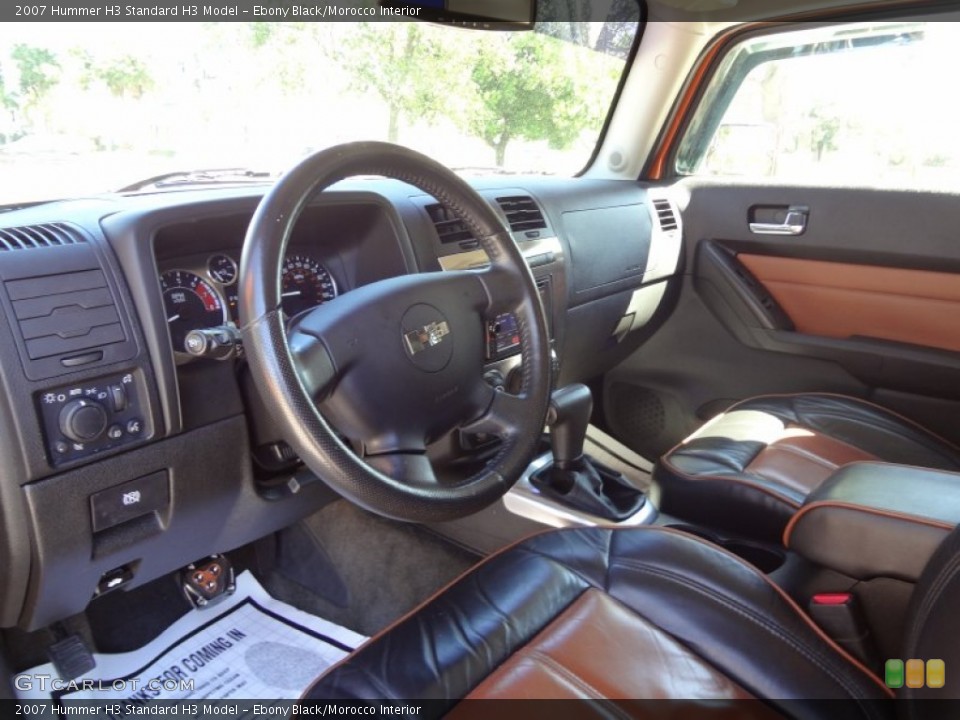 Ebony Black/Morocco Interior Prime Interior for the 2007 Hummer H3  #77966822