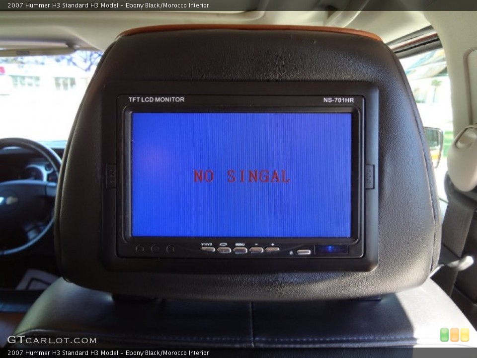 Ebony Black/Morocco Interior Entertainment System for the 2007 Hummer H3  #77966930