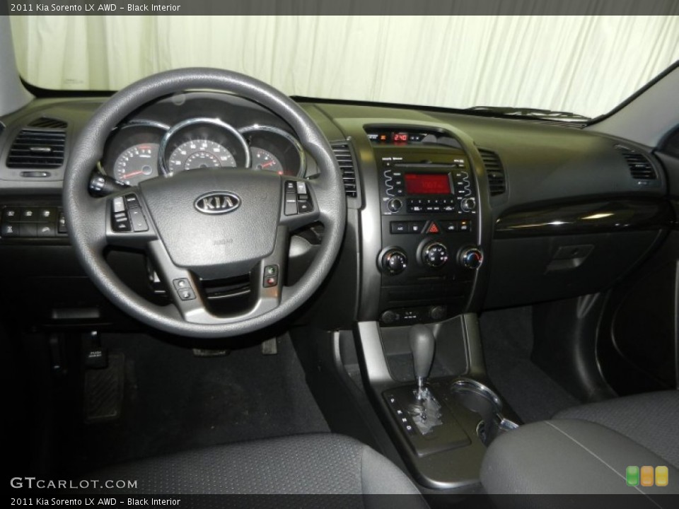 Black Interior Dashboard for the 2011 Kia Sorento LX AWD #77967046
