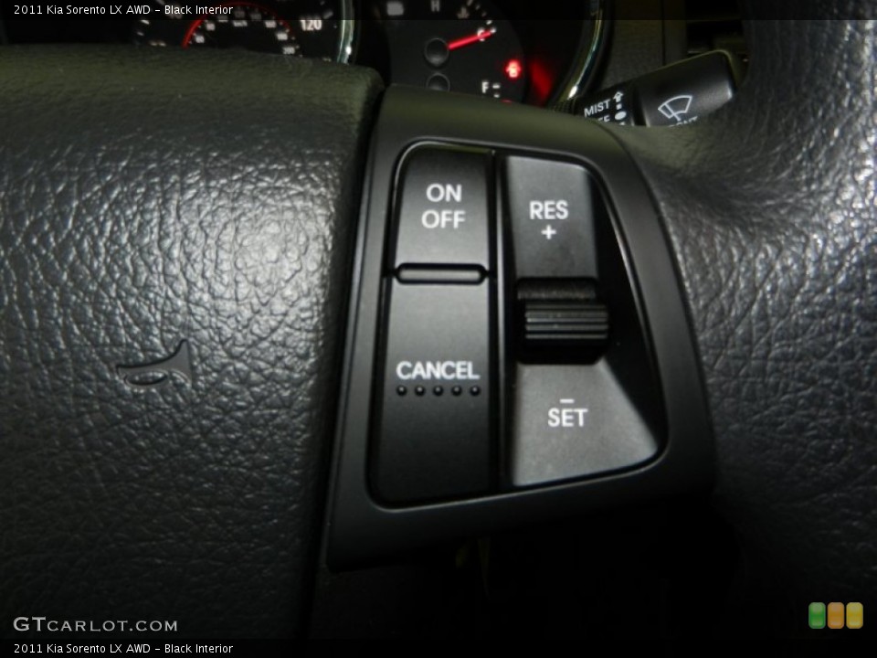 Black Interior Controls for the 2011 Kia Sorento LX AWD #77967179