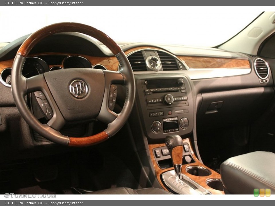 Ebony/Ebony Interior Dashboard for the 2011 Buick Enclave CXL #77969898