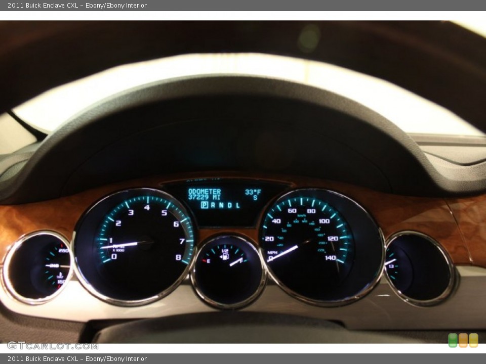 Ebony/Ebony Interior Gauges for the 2011 Buick Enclave CXL #77969915