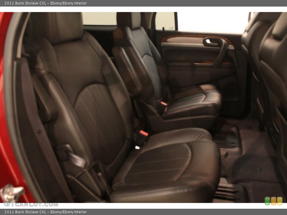 Ebony/Ebony Interior Rear Seat for the 2011 Buick Enclave CXL #77970029