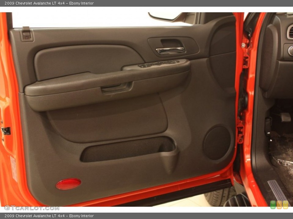 Ebony Interior Door Panel for the 2009 Chevrolet Avalanche LT 4x4 #77971160
