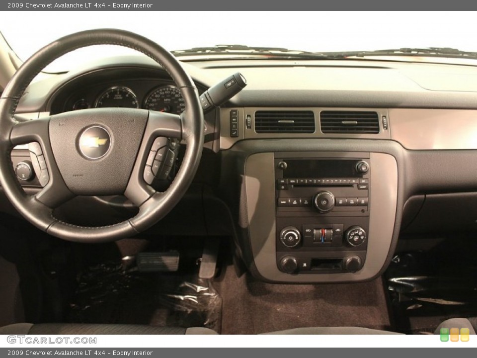 Ebony Interior Dashboard for the 2009 Chevrolet Avalanche LT 4x4 #77971433