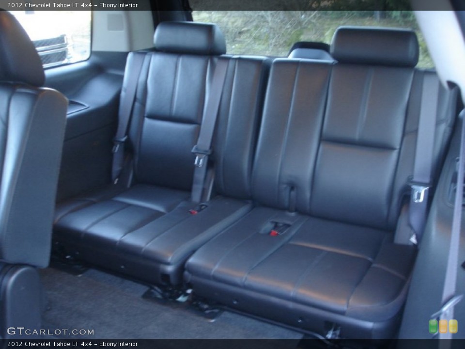 Ebony Interior Rear Seat for the 2012 Chevrolet Tahoe LT 4x4 #77972492