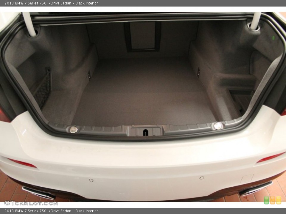 Black Interior Trunk for the 2013 BMW 7 Series 750i xDrive Sedan #77972732