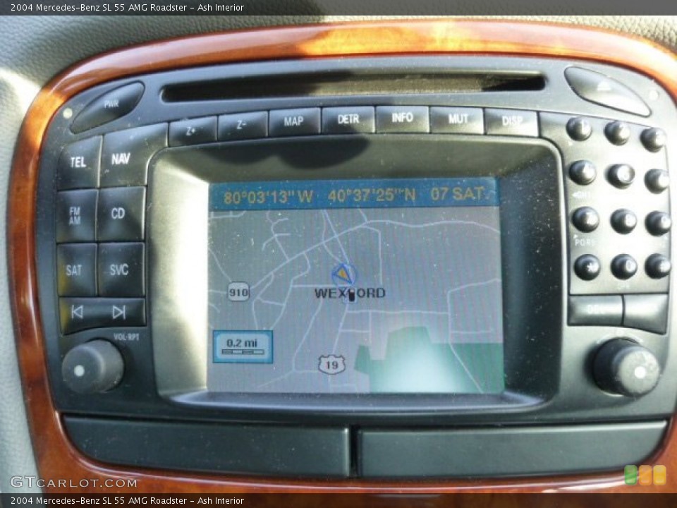 Ash Interior Navigation for the 2004 Mercedes-Benz SL 55 AMG Roadster #77972789