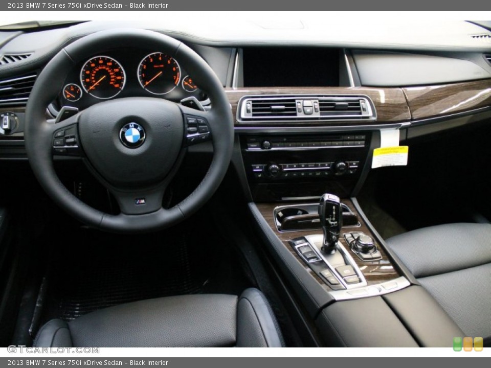 Black Interior Dashboard for the 2013 BMW 7 Series 750i xDrive Sedan #77973317