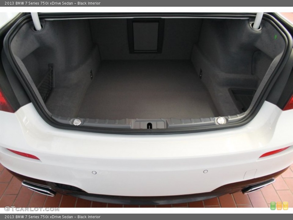 Black Interior Trunk for the 2013 BMW 7 Series 750i xDrive Sedan #77973423