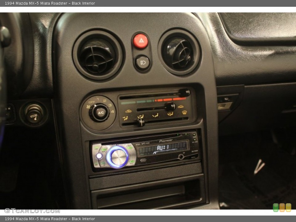 Black Interior Controls for the 1994 Mazda MX-5 Miata Roadster #77973645