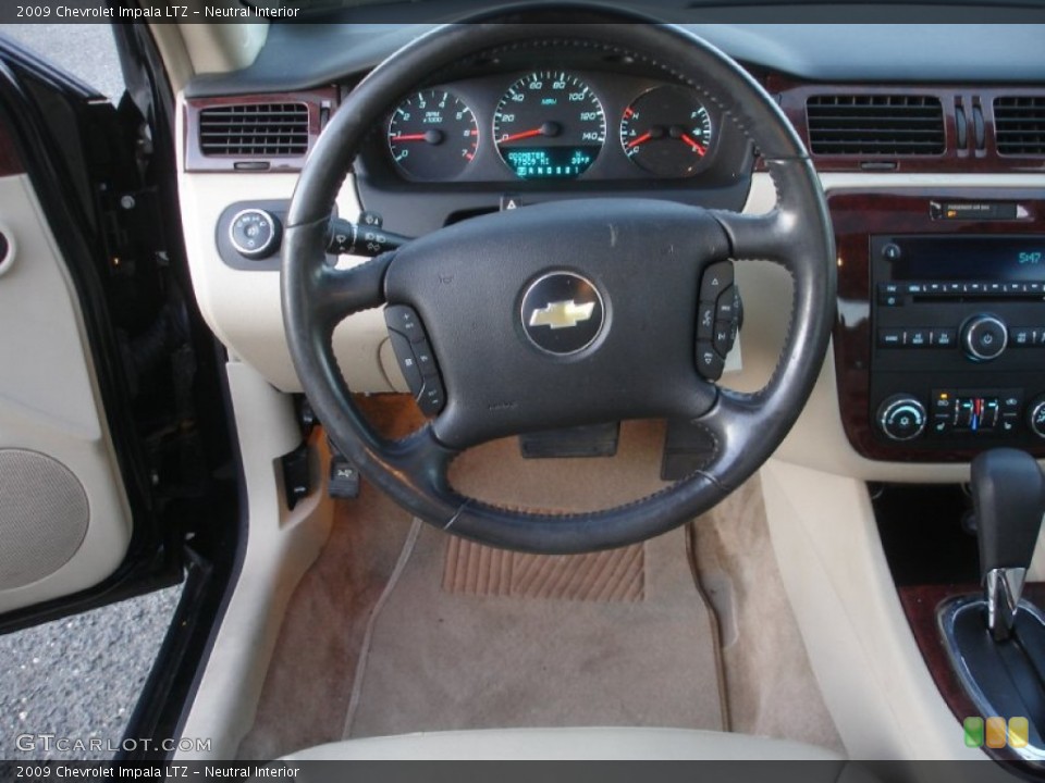 Neutral Interior Steering Wheel for the 2009 Chevrolet Impala LTZ #77973806