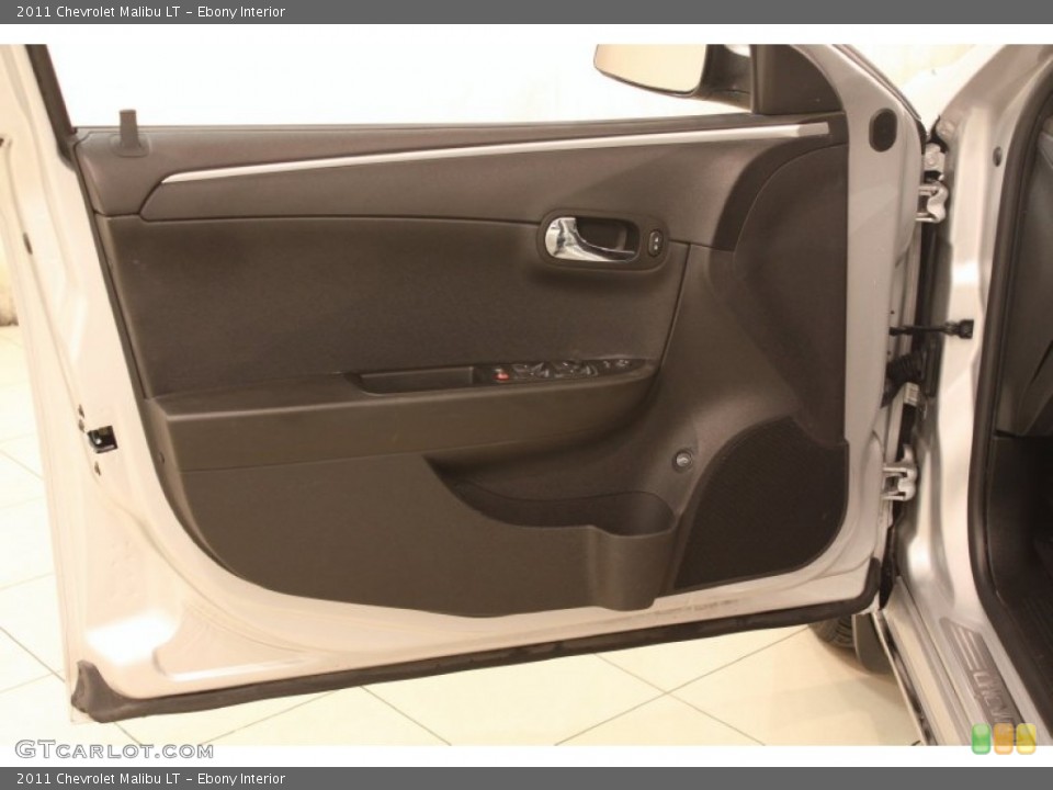 Ebony Interior Door Panel for the 2011 Chevrolet Malibu LT #77974950