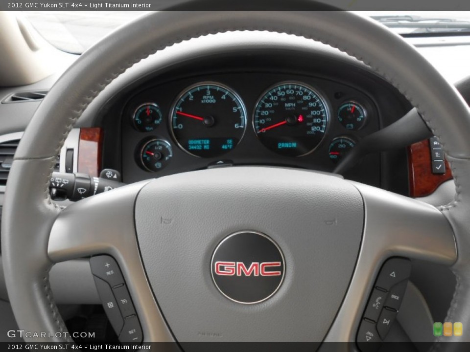 Light Titanium Interior Steering Wheel for the 2012 GMC Yukon SLT 4x4 #77976383