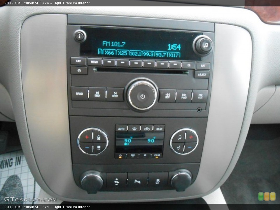 Light Titanium Interior Controls for the 2012 GMC Yukon SLT 4x4 #77976752