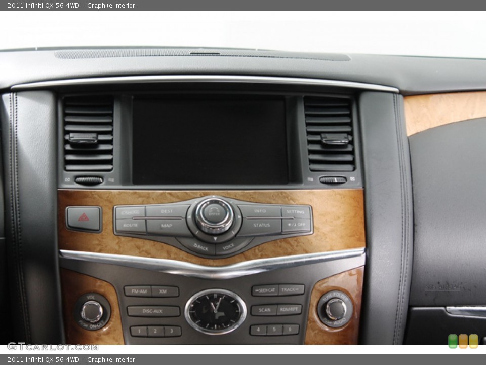 Graphite Interior Controls for the 2011 Infiniti QX 56 4WD #77976767