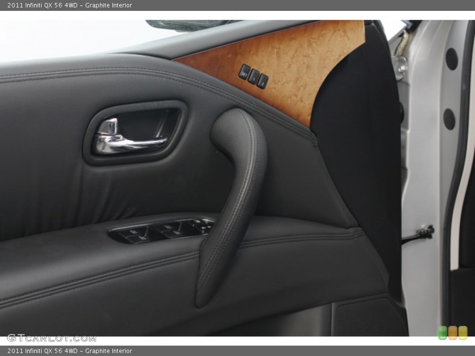 Graphite Interior Controls for the 2011 Infiniti QX 56 4WD #77976969