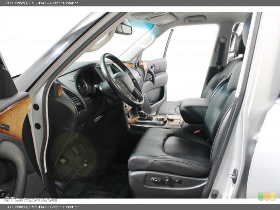 Graphite Interior Photo for the 2011 Infiniti QX 56 4WD #77977010