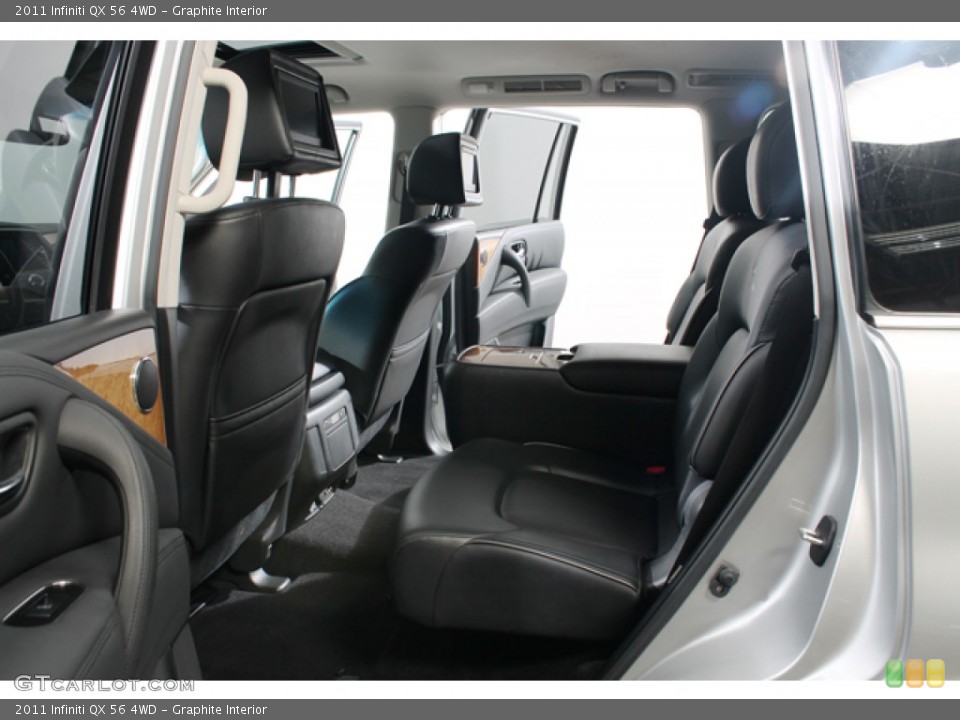 Graphite Interior Rear Seat for the 2011 Infiniti QX 56 4WD #77977035
