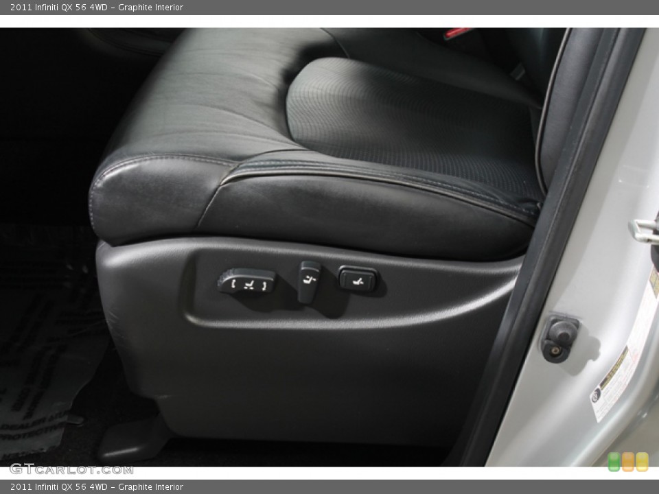 Graphite Interior Controls for the 2011 Infiniti QX 56 4WD #77977061
