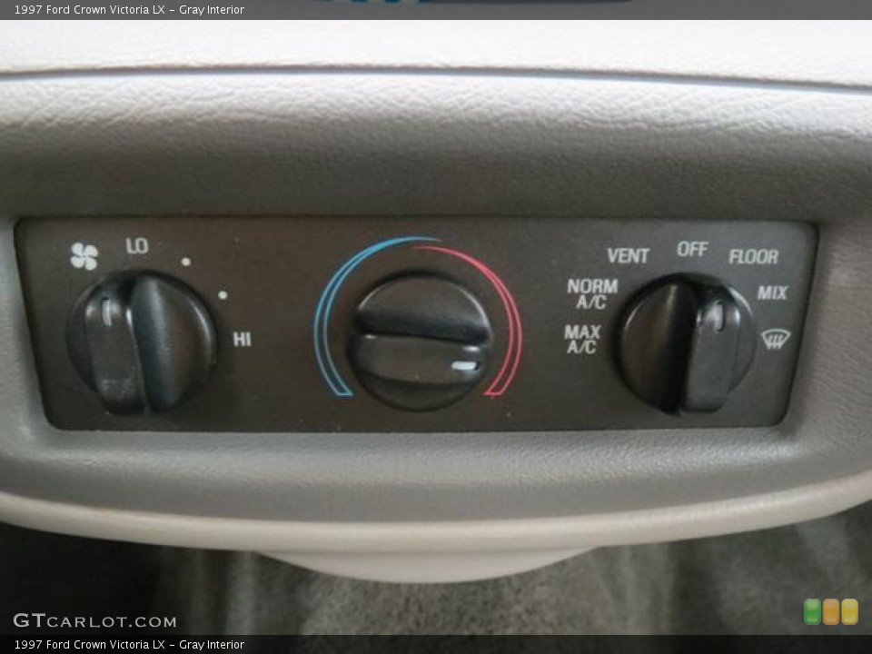 Gray Interior Controls for the 1997 Ford Crown Victoria LX #77977698