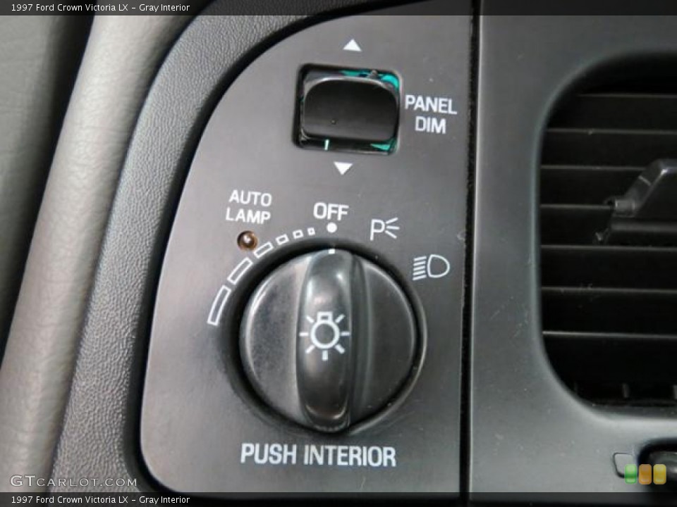 Gray Interior Controls for the 1997 Ford Crown Victoria LX #77977798