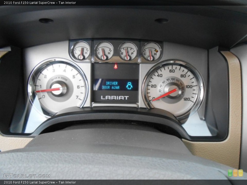 Tan Interior Gauges for the 2010 Ford F150 Lariat SuperCrew #77981218