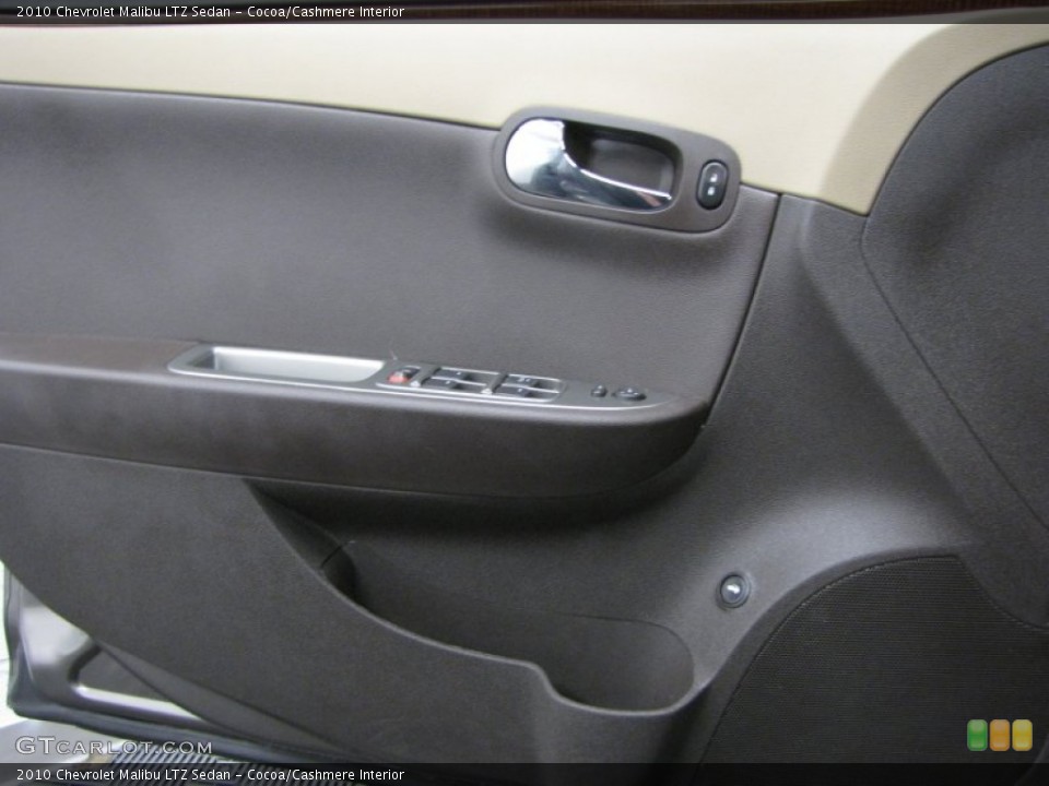 Cocoa/Cashmere Interior Door Panel for the 2010 Chevrolet Malibu LTZ Sedan #77981522
