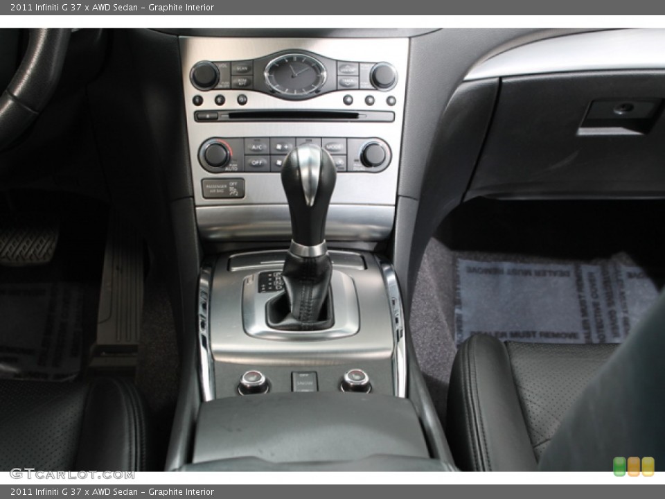Graphite Interior Transmission for the 2011 Infiniti G 37 x AWD Sedan #77981969