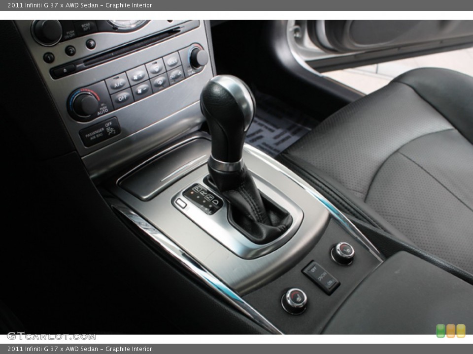 Graphite Interior Transmission for the 2011 Infiniti G 37 x AWD Sedan #77981999