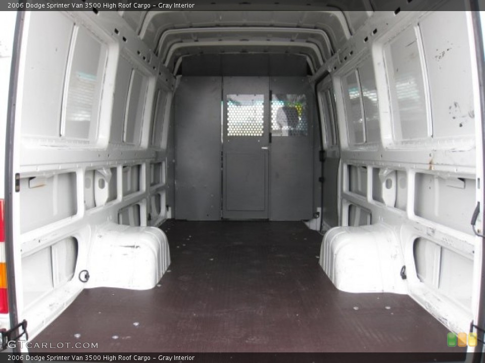 Gray Interior Trunk for the 2006 Dodge Sprinter Van 3500 High Roof Cargo #77982004