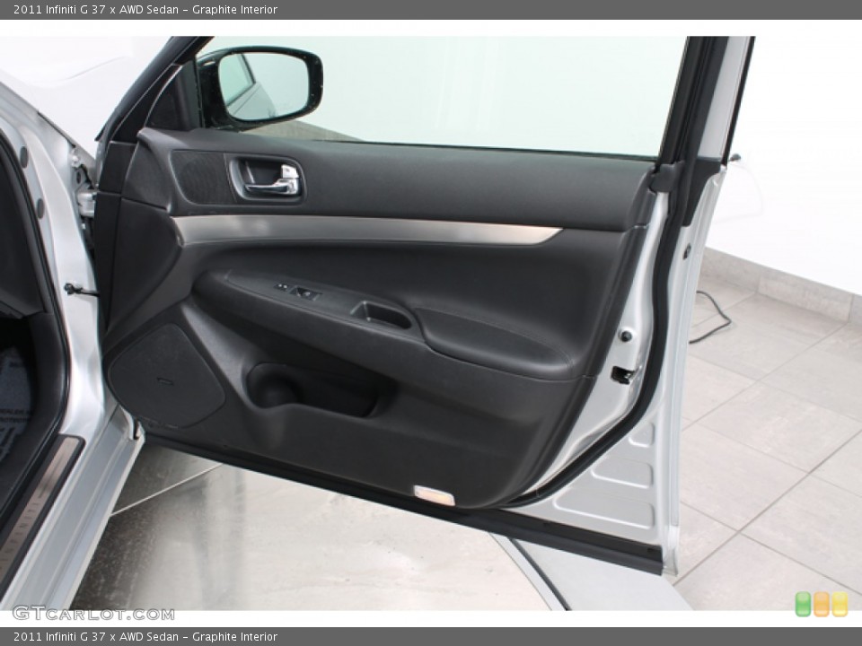 Graphite Interior Door Panel for the 2011 Infiniti G 37 x AWD Sedan #77982035
