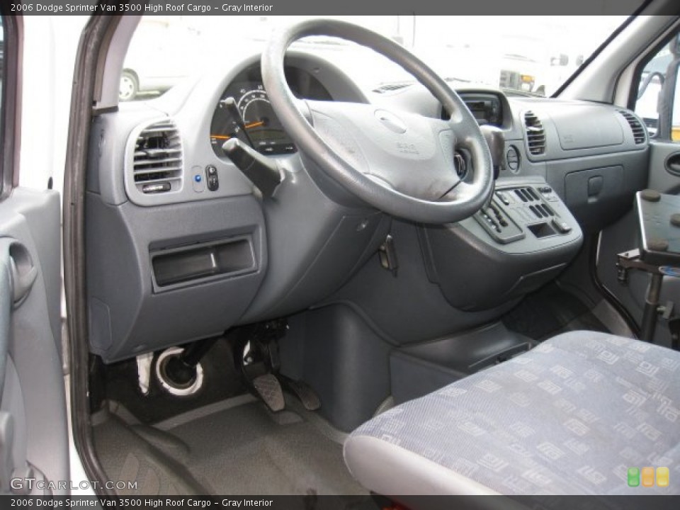Gray Interior Dashboard for the 2006 Dodge Sprinter Van 3500 High Roof Cargo #77982044