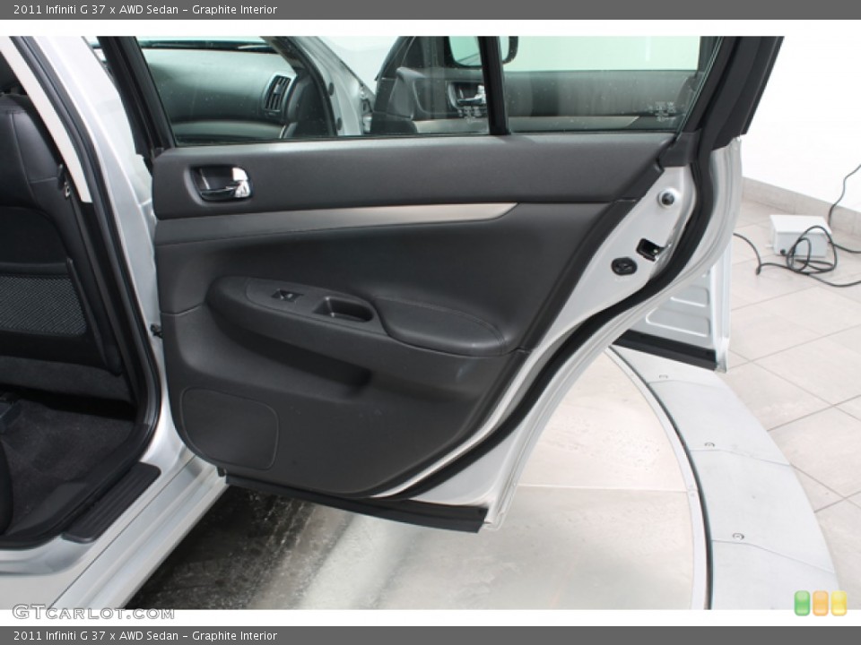 Graphite Interior Door Panel for the 2011 Infiniti G 37 x AWD Sedan #77982068