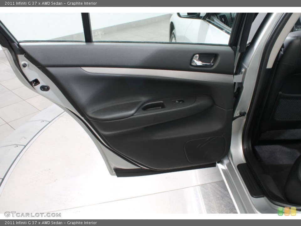 Graphite Interior Door Panel for the 2011 Infiniti G 37 x AWD Sedan #77982092