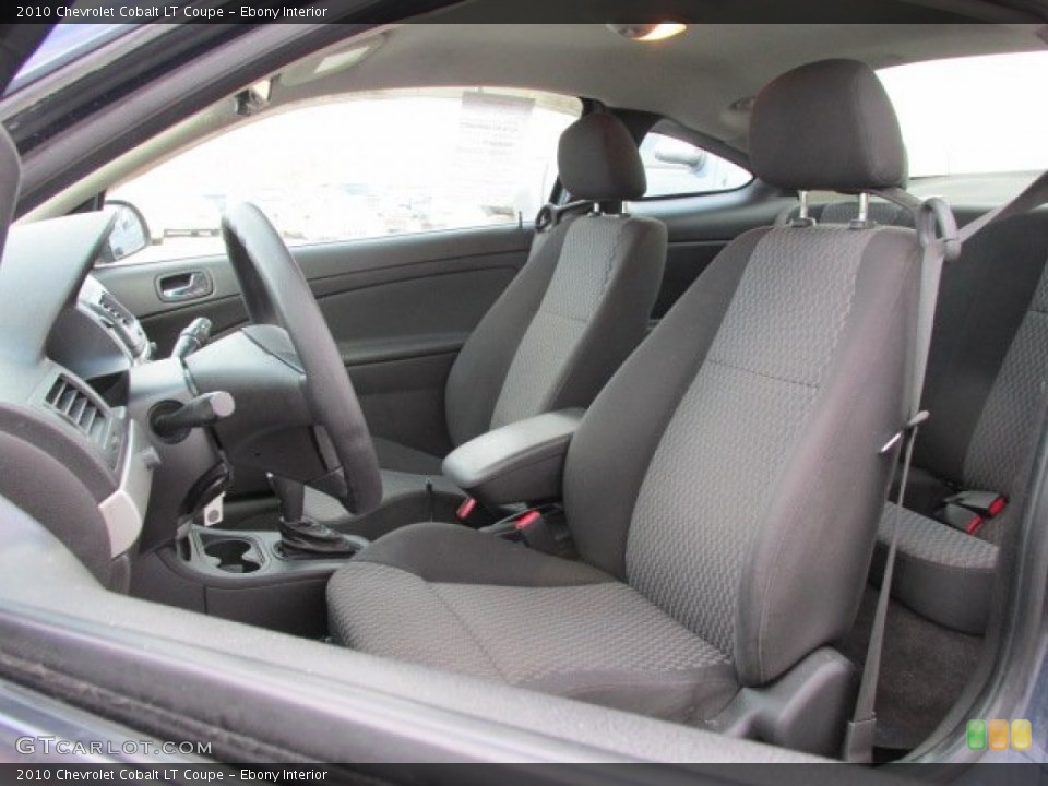 Ebony Interior Photo for the 2010 Chevrolet Cobalt LT Coupe #77987117