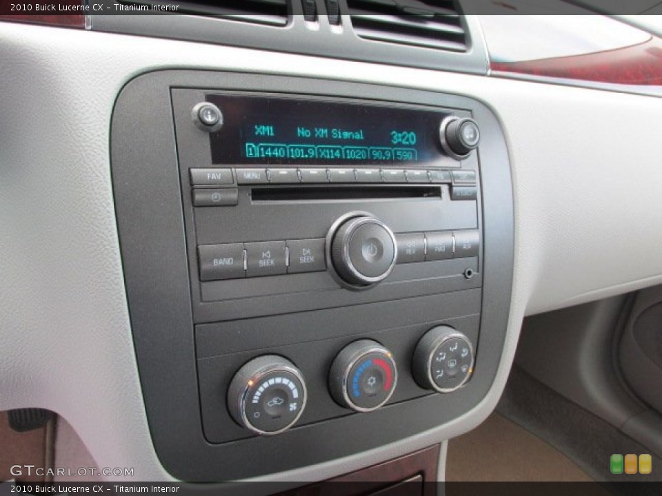 Titanium Interior Controls for the 2010 Buick Lucerne CX #77988989