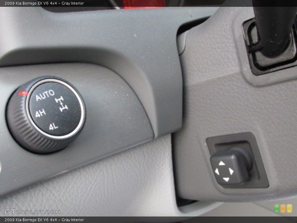 Gray Interior Controls for the 2009 Kia Borrego EX V6 4x4 #77990570