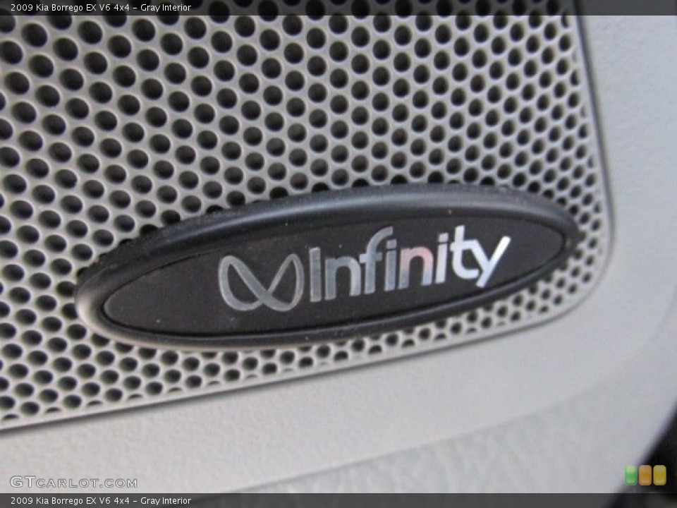 Gray Interior Audio System for the 2009 Kia Borrego EX V6 4x4 #77990605