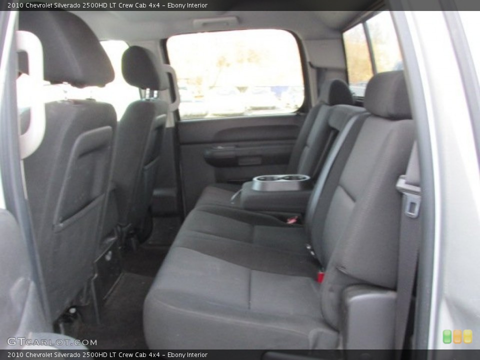 Ebony Interior Rear Seat for the 2010 Chevrolet Silverado 2500HD LT Crew Cab 4x4 #77991380
