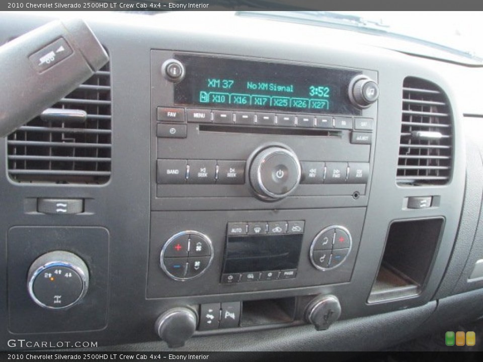 Ebony Interior Controls for the 2010 Chevrolet Silverado 2500HD LT Crew Cab 4x4 #77991437